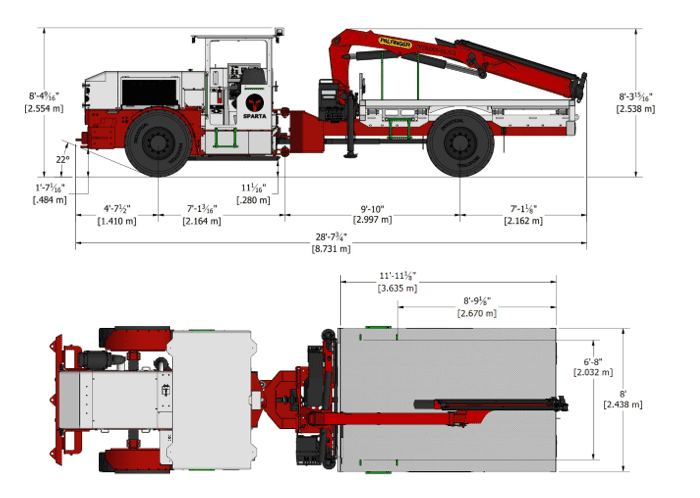Underground Boom Truck