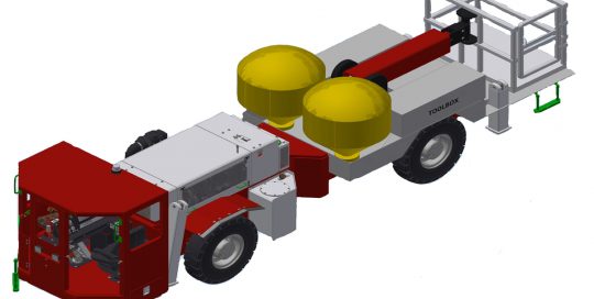 Anfo Loader Narrow Vein