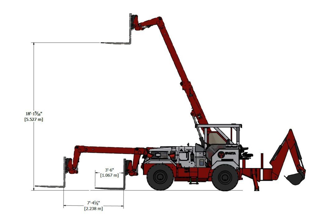 Capture-FP 4 Underground Mining Telehandler