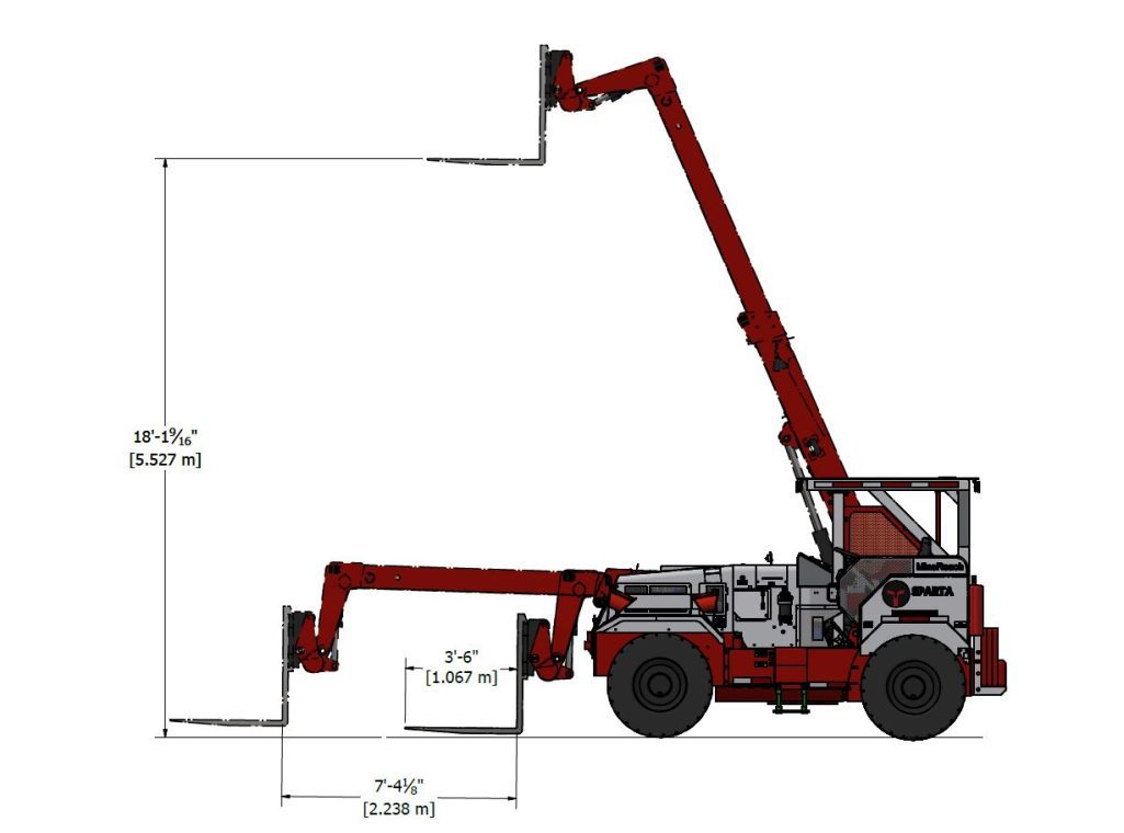 MR WA 5 Underground Mining Telehandler