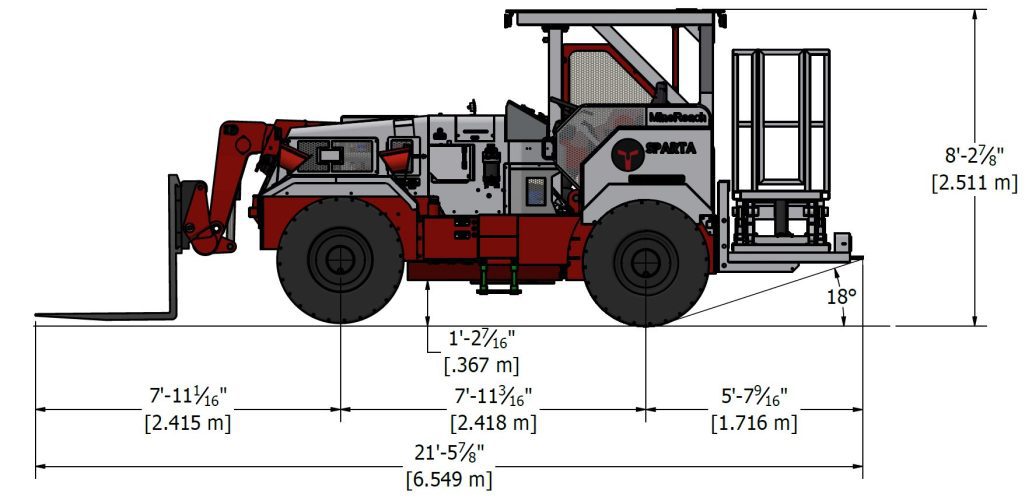 SL4 MineReach Cimpact Underground Utility Vehicle