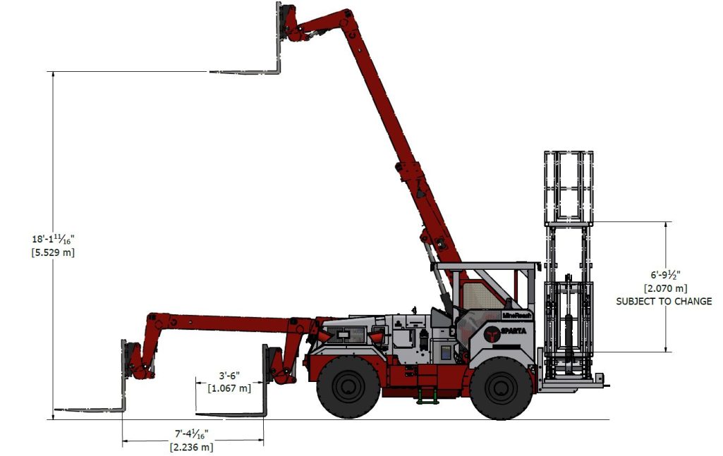 SL5 Underground Mining Telehandler